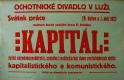 Luže, Jaroslav, Kapitál - plakát, 1923