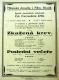 Havlíčkův Brod, SDO, Poslední večeře - plakát, 1921