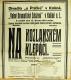 Kolín, Volné dramatické sdružení, Na Kozlanském klepáči - plakát, 1914