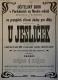 Pardubice, Učitelský sbor, U jesliček - plakát, 1907