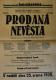 Pardubice, Pernštýn a Ludmila, Prodaná nevěsta - plakát, 1929
