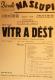 Praha-Nové Město, Vzděl. sbor vyšehradský, Divadlo Na Slupi, Vítr a déšť - plakát, 1948