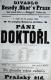 Praha-Nové Město, Beseda Okoř, Páni doktoři - plakát, 1900