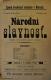 Dašice, SDO, Národní slavnosť - plakát, 1896