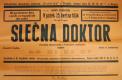 Třebíč, Vrchlický, Slečna doktor - plakát, 1934