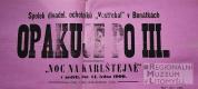 Benátky, Vostřebal, Noc na Karlštejně - plakát, 1900