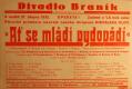Praha-Braník, SDO, Ať se mládí vydovádí - plakát, 1932
