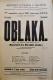 Polička, Ochotníci, Oblaka - plakát, 1904