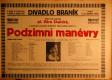 Praha-Braník,  Divadlo Braník, Podzimní manévry - plakát, 1927