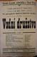 Nová Paka, SDO, Vodní družstvo - plakát, 1910