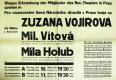 Jihlava, Klicpera, Zuzana Vojířová - plakát, 1944