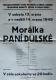 Vysoké Veselí, Sokol, ČSM, Morálka paní Dulské - plakát, 1949
