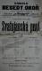 Praha-Nové Město, Beseda Okoř, Svatojanská pouť - plakát, 1902