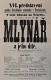 Pardubice, SDO, Mlynář a jeho dítě - plakát, 1894