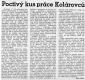 Mladá Boleslav, Kolár - recenze 1951-1961, Boleslav I., 1960