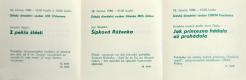 Chlumany, OÚ, Kronika divadelních ochotníků MNV a JZD 1978–1989