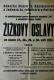 Polička, Ochotníci, Žižkovy oslavy - Otec božího lidu - plakát, 1924