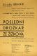 Praha-Žižkov, Akropolis, Poslední drožkář ze Žižkova - plakát, 1936