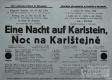 Hrušová, KrDO, Noc na Karlštejně - plakát, 1944