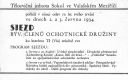 Valašské Meziříčí, Sokol,  pozvánka na sjezd 1934