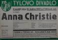 Kutná Hora, Tyl, Anna Christie - plakát, 1937