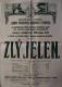 Litomyšl, Jednota divadelních ochotníků, Zlý jelen - plakát, 1939