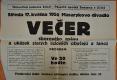 Jičín, Sokol, Smetana, Večer sborového zpěvu - plakát, 1950