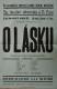 Nová Paka, SDO, O lásku - plakát, 1913