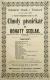 Němčice, SDO, Chudý písničkář a bohatý sedlák - plakát, 1872