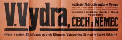 Jihlava, Klicpera, Čech a Němec - plakát, 1924