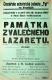 Vinařice, Tyl, Památka z válečného lazaretu - plakát, 1917