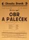 Praha-Braník, SDO, Divadlo Braník, Obr a Paleček - plakát, 1930
