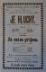 Vysoké Chvojno, Čtenářsko-ochotnická jednota, Je hluchý - Já mám příjem - plakát, 1897