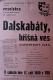 Polička, OB, Dalskabáty, hříšná ves - plakát, 1960