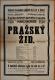 Jičín, Gážisté, Pražský žid - plakát, 1921