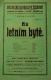 Praha-Žižkov, Dělnické divadlo, Na letním bytě - plakát, 1913