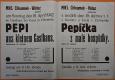 Chloumek, Votuz, MNS, Pepička z malé hospůdky - plakát, 1942