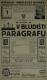Praha-Malá Strana,  Česká scéna Jana Nerudy, V bludišti paragrafů - plakát, 1936