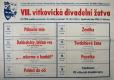 Ostrava-Vítkovice, VIII. Vítkovická divadelní žatva - programový plakát, 1961