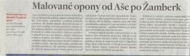 Malované opony, kniha 2010, Literární noviny (ma), 23.12.2010, čl. Malované opony od Aše po Žamberk