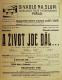 Divadlo Na Slupi, Vzděl. sbor vyšehradský - A život jde dál, Beseda Stankovský Světa pán v županu- plakát, 1926