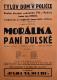 Polička, Ochotníci, Morálka paní Dulské - plakát, 1947