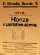 Praha-Braník, Divadlo Braník, Honza v zakletém zámku - plakát, 1930