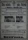 Praha-Žižkov, Čtenářsko ochotnická jednota Pokrok, Pokuta ženy - plakát,1892