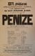 Pardubice, SDO, Peníze - plakát, 1896