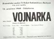 Sudoměřice u Bechyně, Sokol, Vojnarka - plakát, 1968