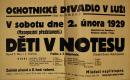 Luže, Jaroslav, Děti v notesu - plakát, 1929