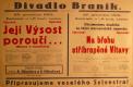 Praha-Braník, SDO, Její výsost poroučí - Na březích stříbropěné Vltavy - plakát, 1931
