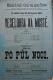 Polička, Ochotníci, Veselohra na mostě - Po půlnoci - plakát, 1893