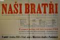 Pardubice, Řemeslnická jednota, Naši bratři - plakát, 1938